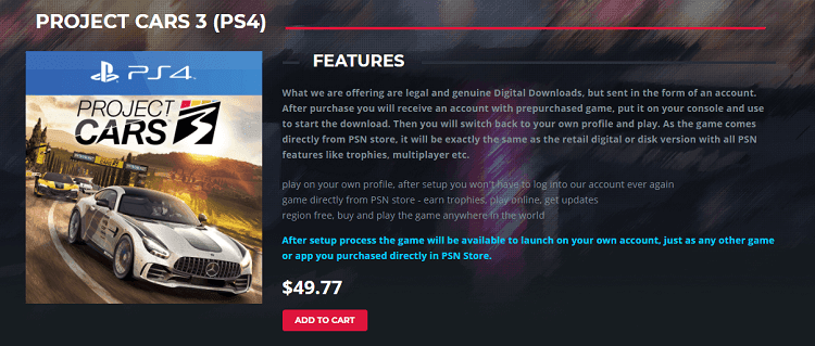 Acheter-jeu-Project-CARS 3-PS4-Consogame