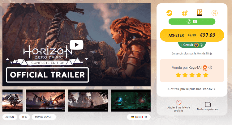 Acheter-Horizon-Zero-Dawn-Complete-Edition-Steam-cle-CD-G2PLAY.NET