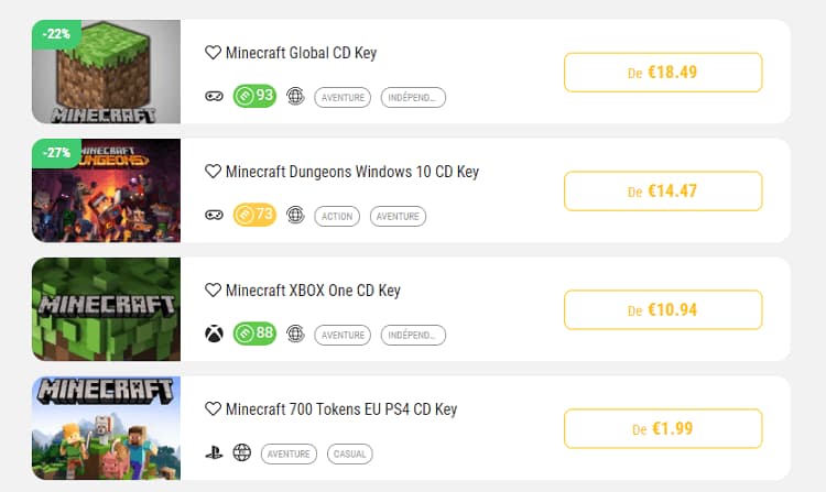 Minecraft-G2Play
