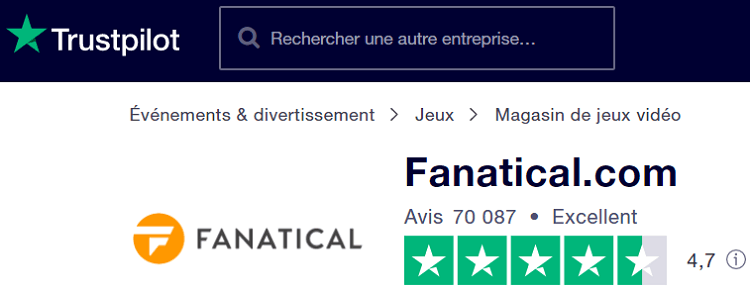 avis-clients-Fanatical.com-Trustpilot
