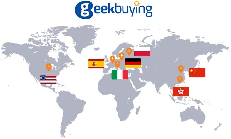 carte-entrepots-Geekbuying-monde