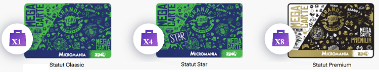 cartes-programme de fidelite-Micromania