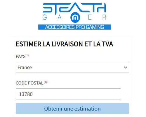 estimation-frais-livraison-stealth-gamer